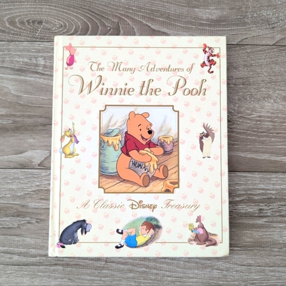 Disney Press The Many Adventures Of Winnie the Pooh Hardcover Book